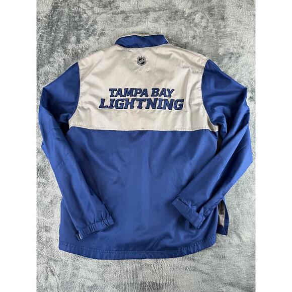 Reebok NHL Center Ice Tampa Bay Lightning ¼ Zip Pullover Jacket Size S - Picture 2 of 9
